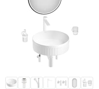 Акционный набор Wellsee 7 в Festive Fox 2.0 накладная раковина 36x36 см 20218018R