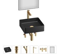 Акционный набор Wellsee 6 в FreeDom 2.0 накладная раковина 30x30 см 20217869R