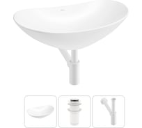 Акционный набор Wellsee 3 в Carefree Dove накладная раковина 60x36 см 20212288R