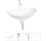 Акционный набор Wellsee 4 в Carefree Dove накладная раковина 53x33 см 20212276R 1