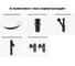 Акционный набор Wellsee 5 в Carefree Dove накладная раковина 60x36 см 20212331R 11