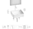 Акционный набор Wellsee 7 в FreeDom 2.0 накладная раковина 36x36 см 20217850R 1