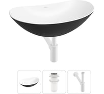 Акционный набор Wellsee 3 в Carefree Dove накладная раковина 43x28 см 20212302R