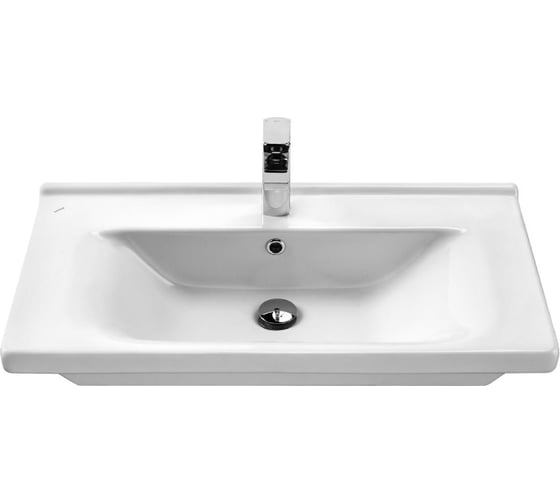 Тумба с раковиной RUVANN GUSTO 70 + Миранда 70 в ванную подвесная Т.GUSTO.П-70П-KIT-MIR