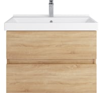 Тумба с раковиной RUVANN GUSTO 80 + Фест 80 в ванную подвесная Т.GUSTO.П-80П-KIT-FES