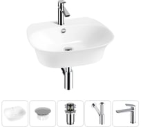 Набор Wellsee 5 в 1 Excellence Pro накладная/подвесная раковина 50x46 см 20217114R