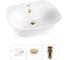 Набор Wellsee 3 в 1 Excellence Pro накладная/подвесная раковина 55x46 см 20216995R 1