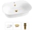 Набор Wellsee 3 в 1 Excellence Pro накладная/подвесная раковина 65x46 см 20217003R 1