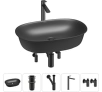 Набор Wellsee 5 в 1 Brillant iCon накладная раковина 60x40 см 20214669R