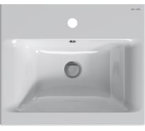 Раковина мебельная AM.PM GEM, керамическая, 50 см, встроенная, белый, глянец M90WCC0502WG