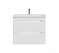 Тумба с раковиной RUVANN BRAVA 80 + Moduo 80 в ванную подвесная Т.BRAVA.П-80П-KIT-MOD