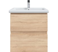 Тумба с раковиной RUVANN GUSTO 50 + Como 50 в ванную подвесная Т.GUSTO.П-50П-KIT-COM