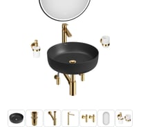 Набор Wellsee 7 в 1 Belle Spa 3.0 накладная раковина 45x45 см 20218488R