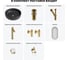 Набор Wellsee 7 в 1 Belle Spa 3.0 накладная раковина 45x45 см 20218488R 13