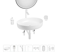 Набор Wellsee 7 в 1 Belle Spa 3.0 накладная раковина 55x41 см 20218496R