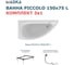 Ванна 1Marka PICCOLO 150x75 L Комплект Стандарт 2+ 01пик1770лкс2+ 7
