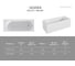 Ванна 1Marka Vesper 180x70 01весп1870 7
