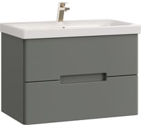 Тумба с раковиной RUVANN YUVA 80 + Moduo 80 в ванную подвесная Т.YUVA.П-80П-KIT-MOD