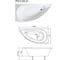 Ванна 1Marka PICCOLO 150x75 R Комплект Премиум 01пик1770пкп 3