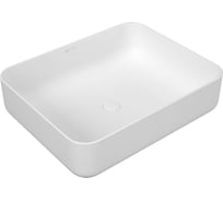 Накладная раковина OWL 1975 белая, прямоугольная, 500х400х135 OWLB191007