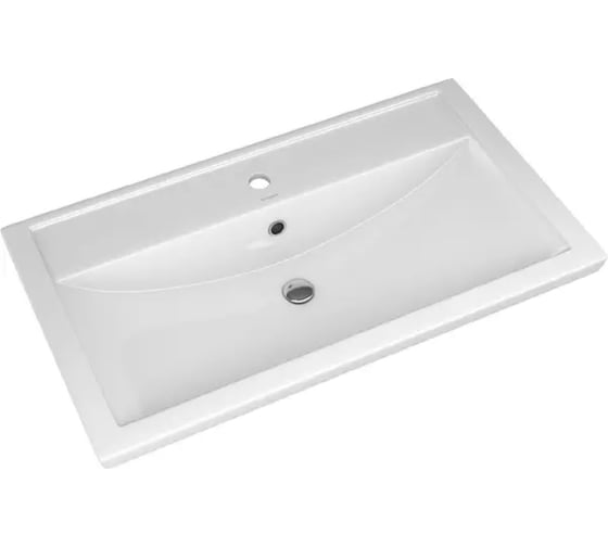 Тумба с раковиной RUVANN GUSTO 80 + Фостер 80 в ванную подвесная Т.GUSTO.П-80П-KIT-FOS