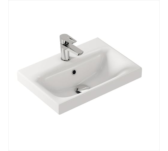 Тумба с раковиной RUVANN VAUS 50 + Moduo 50 в ванную подвесная Т.VAUS.П-50П-KIT-MOD