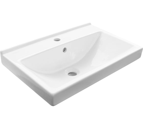 Тумба с раковиной RUVANN GLORY 60 + Фест 60 в ванную подвесная Т.GLORY.П-60П-KIT-FES