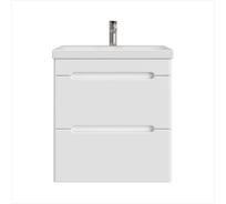 Тумба с раковиной RUVANN BRAVA 50 + Moduo 50 в ванную подвесная Т.BRAVA.П-50П-KIT-MOD