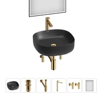 Набор Wellsee 6 в 1 Belle Spa 3.0 накладная раковина 45x45 см 20218513R