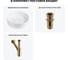 Набор Wellsee 3 в 1 Coax накладная раковина 40x40 см 20213901R 10