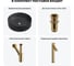 Набор Wellsee 4 в 1 Coax накладная раковина 30x30 см 20213967R 11