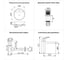 Набор Wellsee 4 в 1 Cute Twin R накладная раковина 42x42 см 20213333R 12