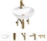 Набор Wellsee 5 в 1 Cute Twin R накладная раковина 42x42 см 20213336R 1