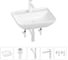 Набор Wellsee 5 в 1 Cute Twin S накладная раковина 55x42 см 20213385R 1