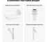 Набор Wellsee 4 в 1 Air Gap S накладная раковина 50x35 см 20212416R 11