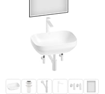 Набор Wellsee 6 в 1 Air Gap S накладная раковина 50x35 см 20218874R