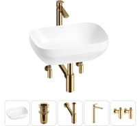 Набор Wellsee 5 в 1 Air Gap S накладная раковина 50x35 см 20212419R