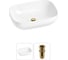 Набор Wellsee 2 в 1 Air Gap S накладная раковина 50x35 см 20212407R 1