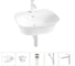 Набор Wellsee 5 в 1 Excellence Pro накладная/подвесная раковина 55x46 см 20217111R 1