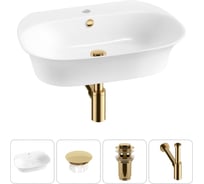 Набор Wellsee 4 в 1 Excellence Pro накладная/подвесная раковина 60x47 см 20217066R