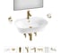 Набор Wellsee 8 в 1 Excellence Pro накладная/подвесная раковина 60x47 см 20219048R 1
