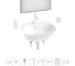 Набор Wellsee 8 в 1 Excellence Pro накладная/подвесная раковина 55x46 см 20219038R 1