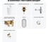 Набор Wellsee 6 в 1 Callipy Art напольная раковина 40x40x84 см 20218921R 12