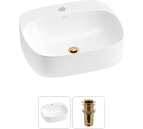 Набор Wellsee 2 в 1 Ideal накладная раковина 50x42 см 20214129R