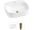 Набор Wellsee 2 в 1 Ideal накладная раковина 50x42 см 20214129R 1
