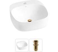 Набор Wellsee 2 в 1 Ideal накладная раковина 42x42 см 20214113R