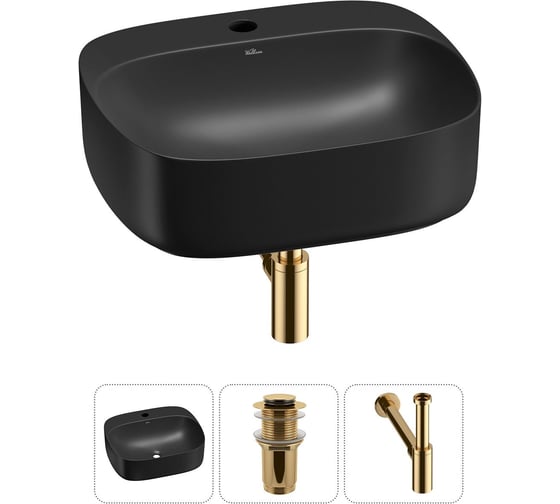 Набор Wellsee 3 в 1 Ideal накладная раковина 50x42 см 20214160R