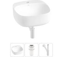 Набор Wellsee 3 в 1 Ideal накладная раковина 42x42 см 20214118R