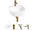 Набор Wellsee 4 в 1 Ideal накладная раковина 42x42 см 20214089R 1