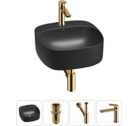 Набор Wellsee 4 в 1 Ideal накладная раковина 42x42 см 20214151R